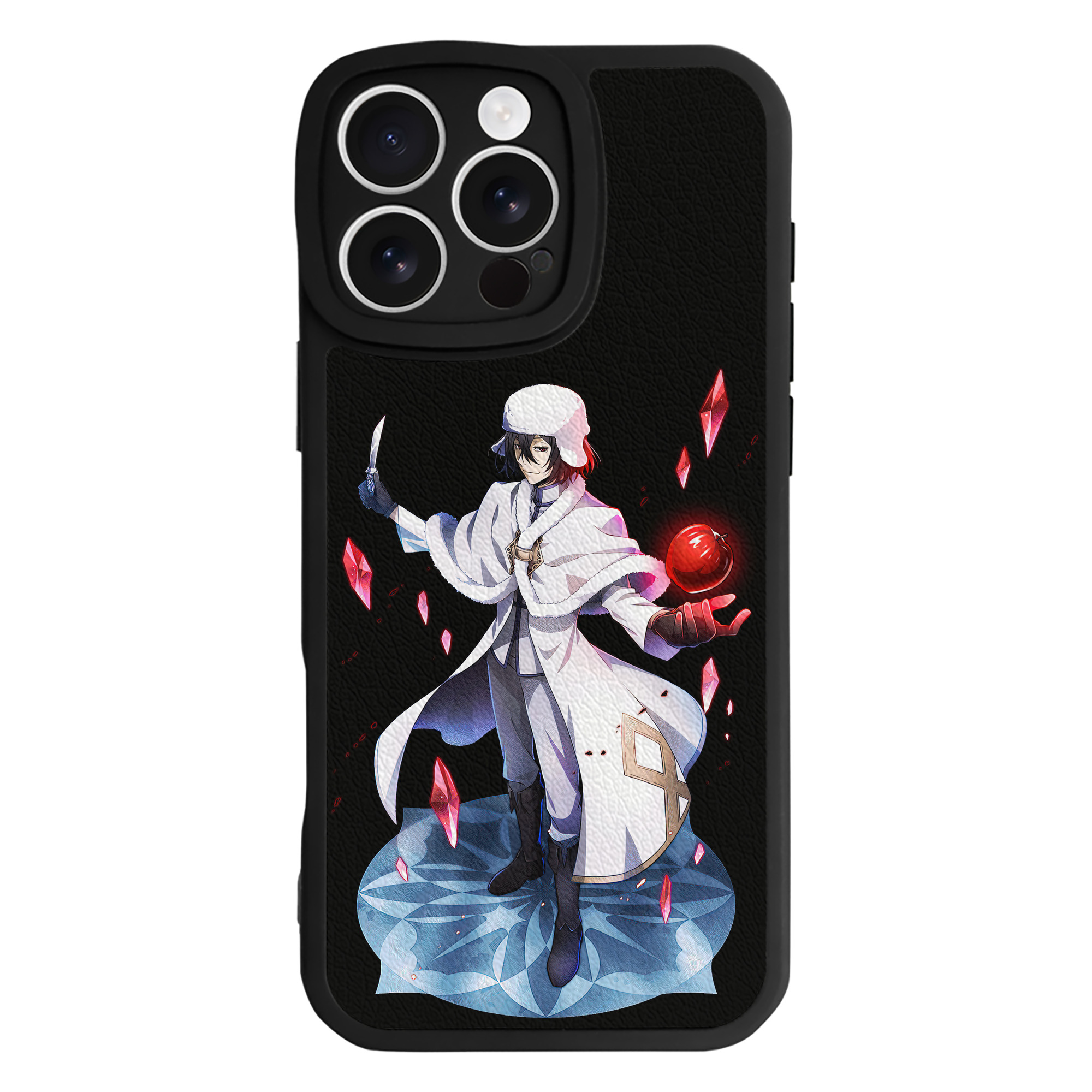 （画像用） 文豪ストレイドッグス Bungo Stray Dogs 【iPhone 16シリーズ対応】シリコンスマホケース（レザー調） 材質：シリコン